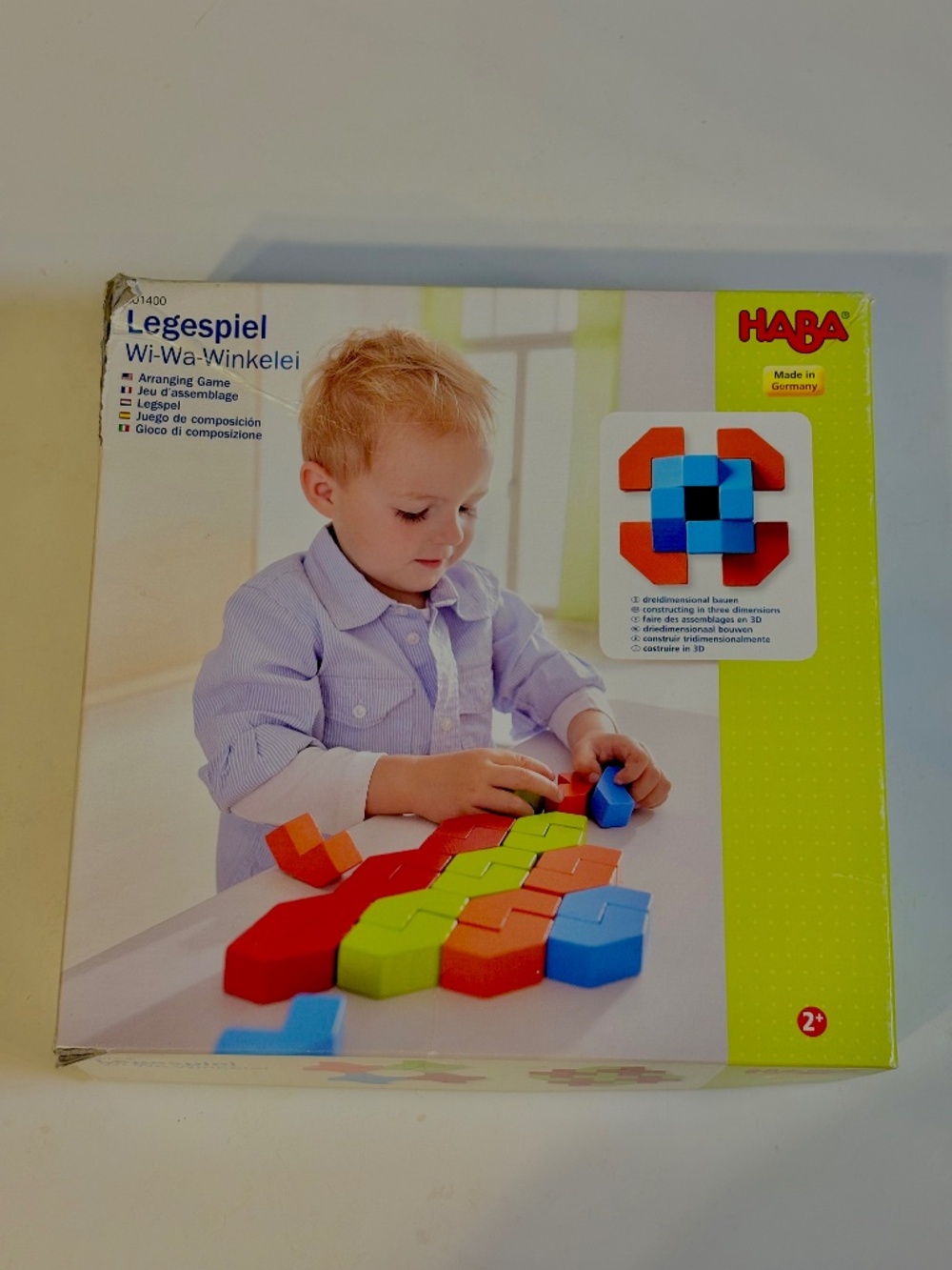 HABA Legespiel Wooden Angles to Angles Building Blocks Montessori 32pc Germany